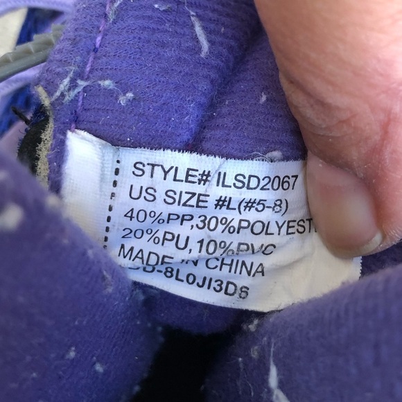 DBX Kids Purple Roller Skates 5-8 - Picture 6 of 9